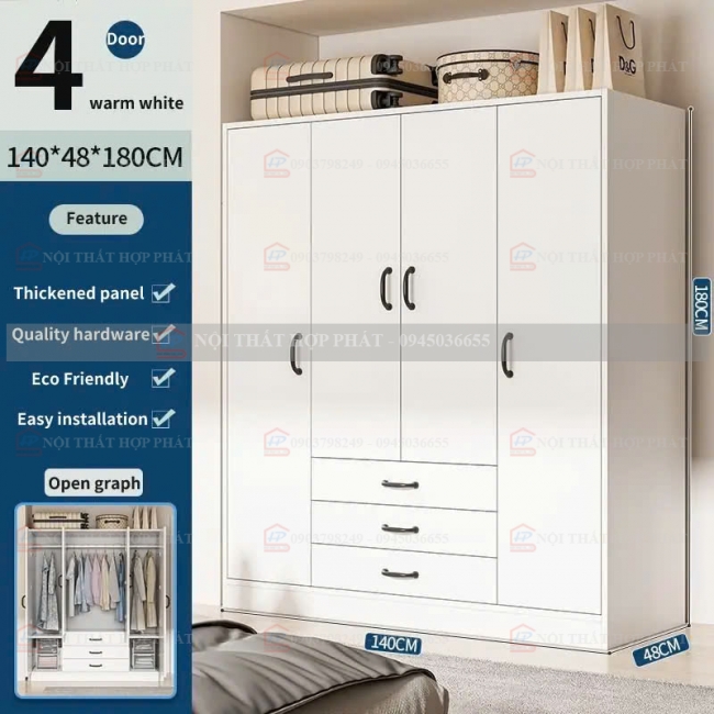 Tủ  Áo Cao Cấp TAG019